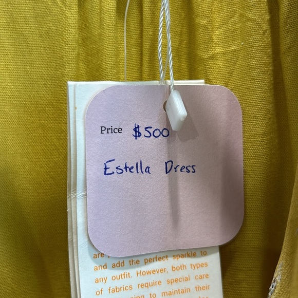 Rococo Sand Vega Yellow Estella dress size M BNWT - Picture 11 of 14
